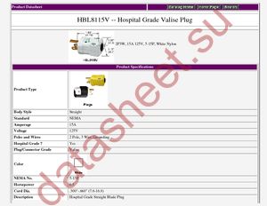 HBL8115V datasheet  